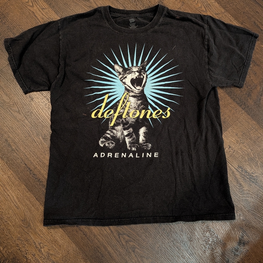 Deftones Black Graphic T-Shirt